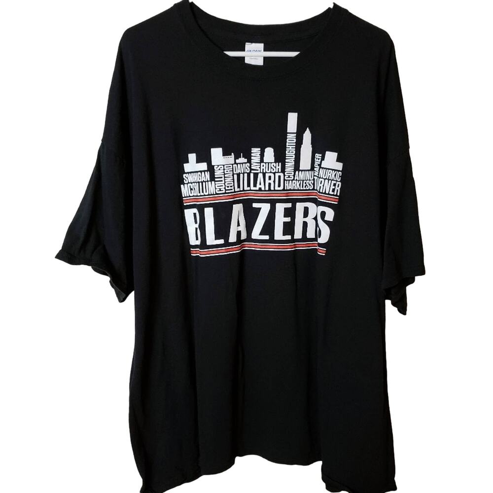 Portland TrailBlazers Shirt 100% Cotton T-Shirt Tee Mens Size 3XL NBA Basketball